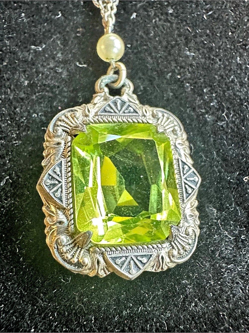 Green Pendant Necklace